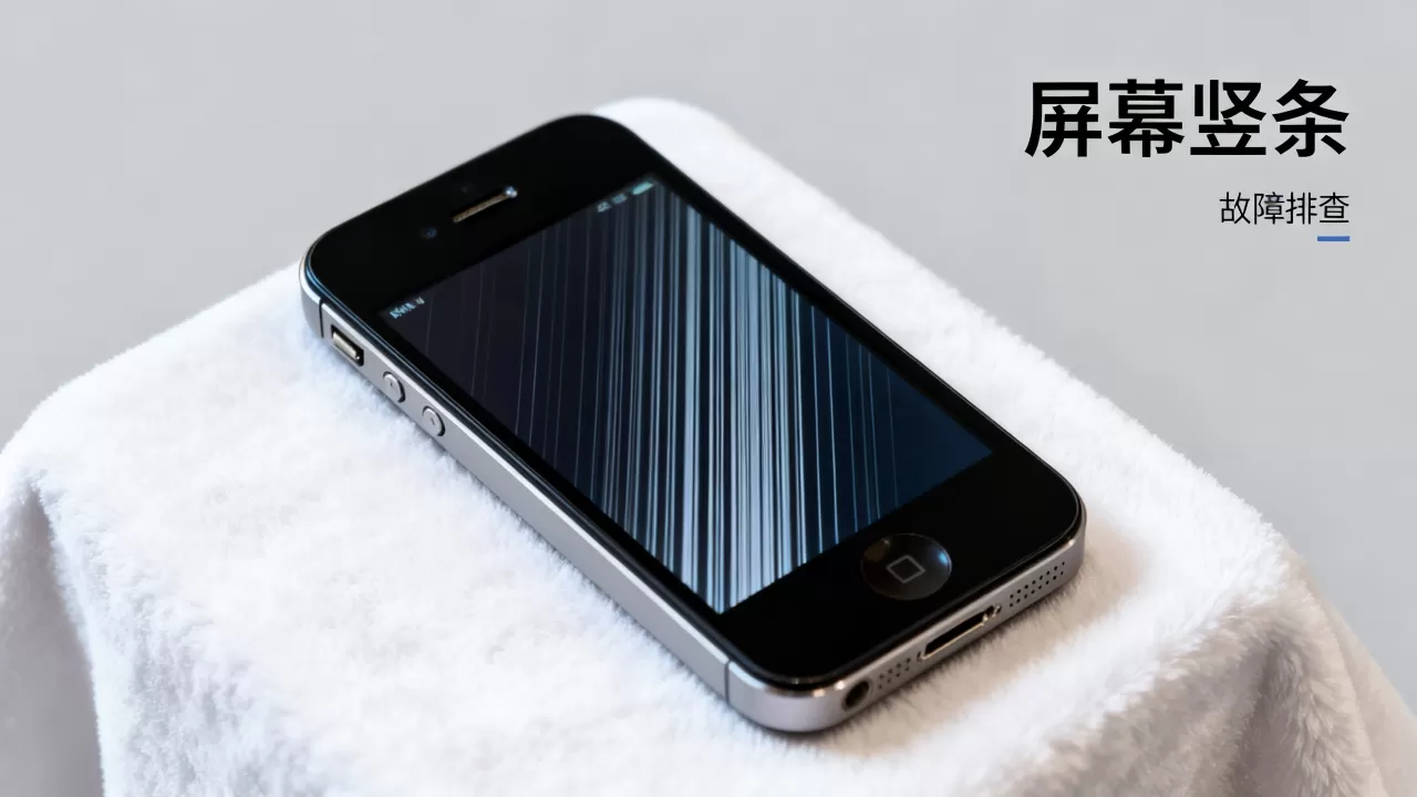 iphone 4 屏幕竖条怎么办，iphone 4 屏幕竖线故障