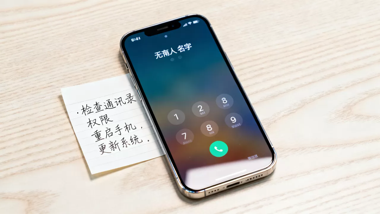 iphone电话不显示名字怎么办？iPhone来电无联系人解决方法