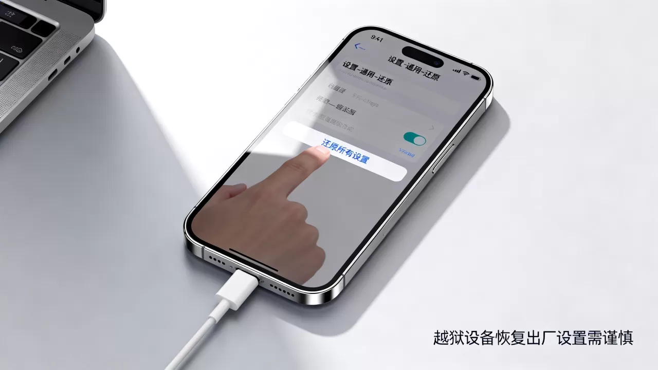 越狱的iphone还原出厂设置，iphone越狱后怎么恢复出厂设置