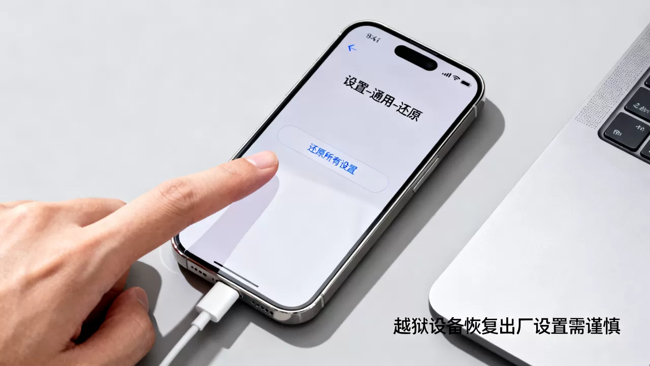 越狱的iphone还原出厂设置，iphone越狱后怎么恢复出厂设置