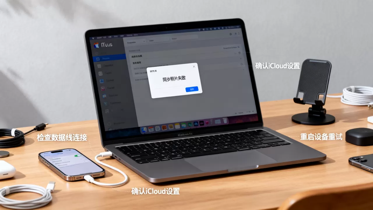 itunes同步照片到iphone失败怎么办，itunes同步照片