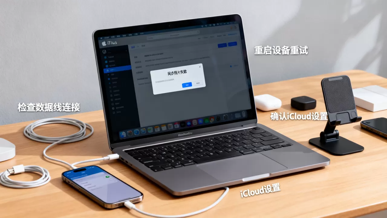 itunes同步照片到iphone失败怎么办，itunes同步照片