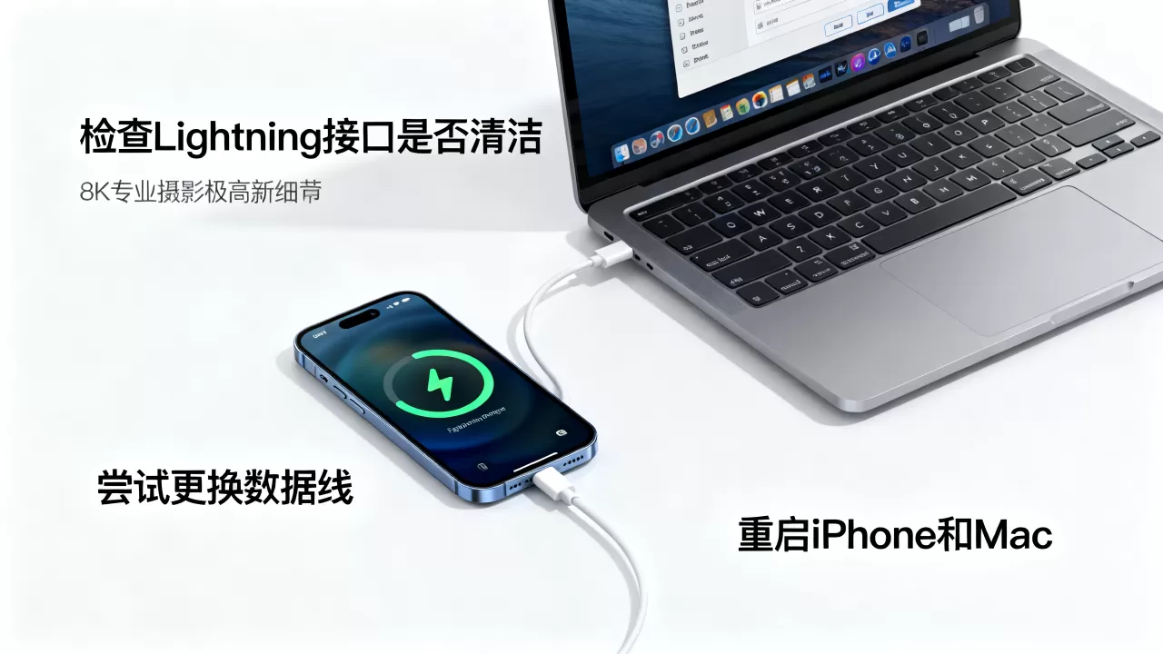 iphone接mac没反应怎么办，iphone连接mac无反应