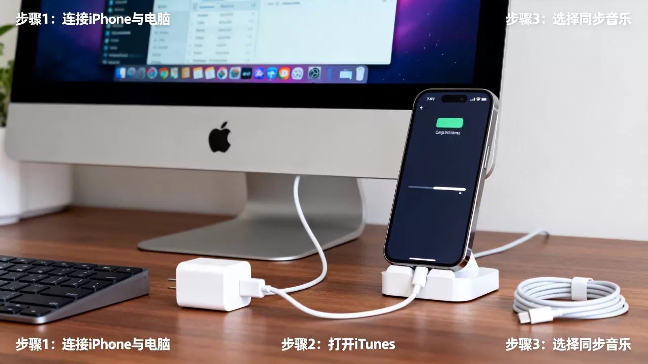 iphone怎么同步音乐到itunes，iphone同步音乐