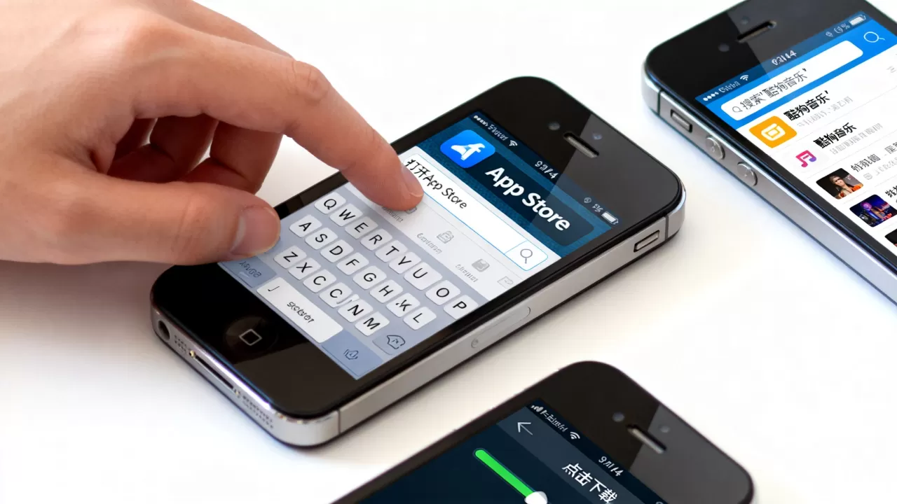 iphone4酷狗怎么下载，iphone4酷狗安装教程