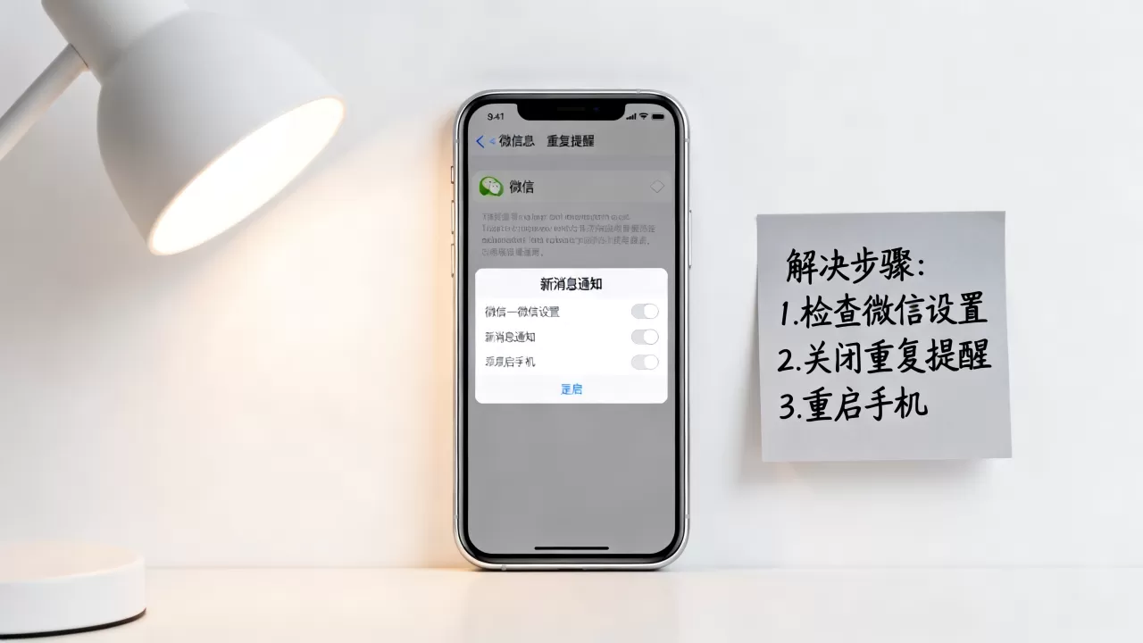 iPhone微信消息重复提醒怎么解决？iPhone微信消息重复提醒