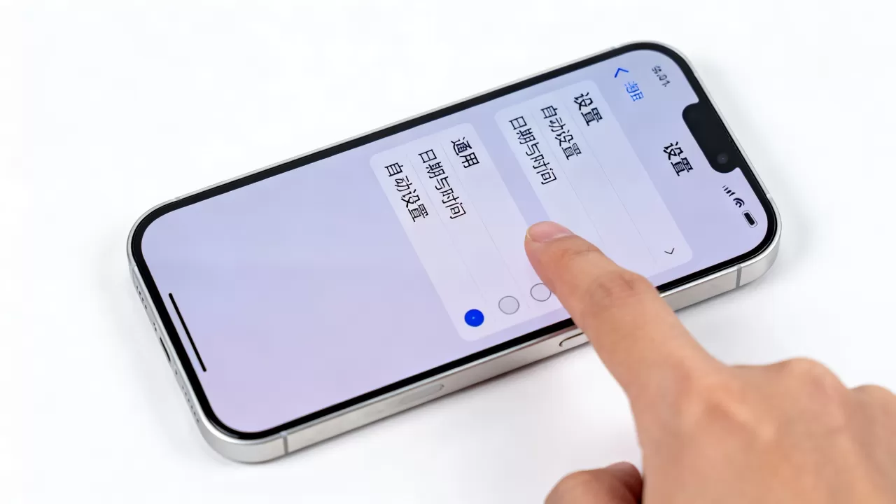 iphone调整时间设置在哪，iphone自动设置时间不对怎么解决