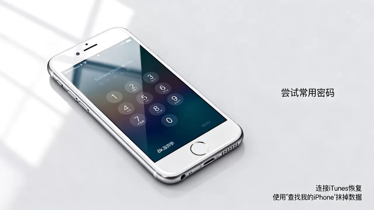 iphone6锁照片怎么解锁，iphone6密码忘了怎么办