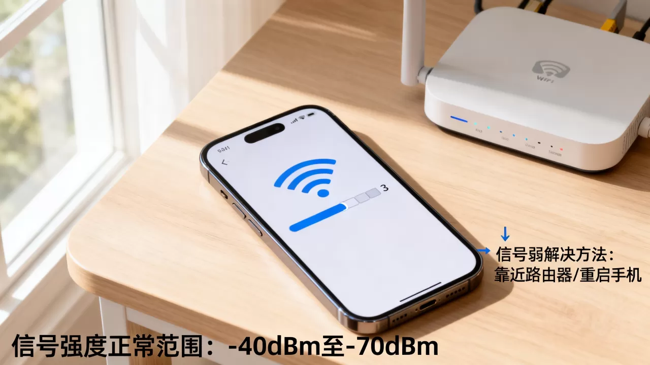 iphone wifi信号强度多少正常，iphone wifi信号弱怎么办