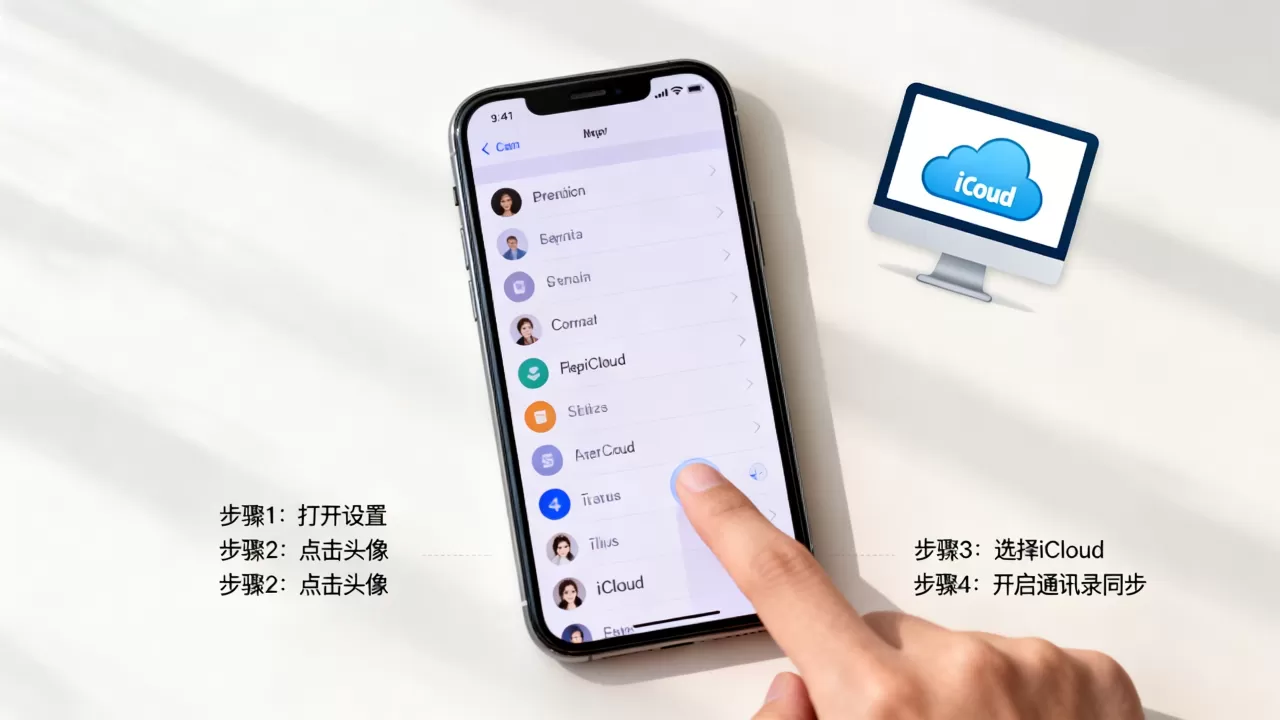 iphone通讯录怎么上传，iphone通讯录上传