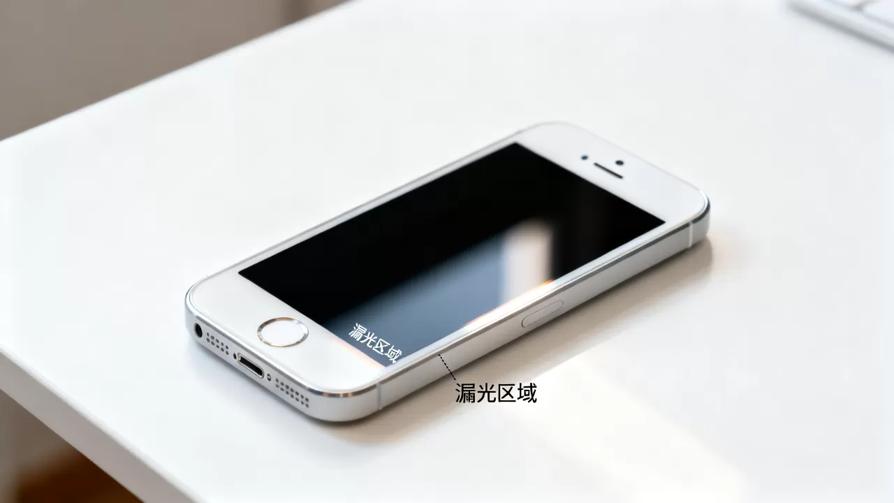 iphone5屏幕漏光是怎么回事，iphone5屏幕