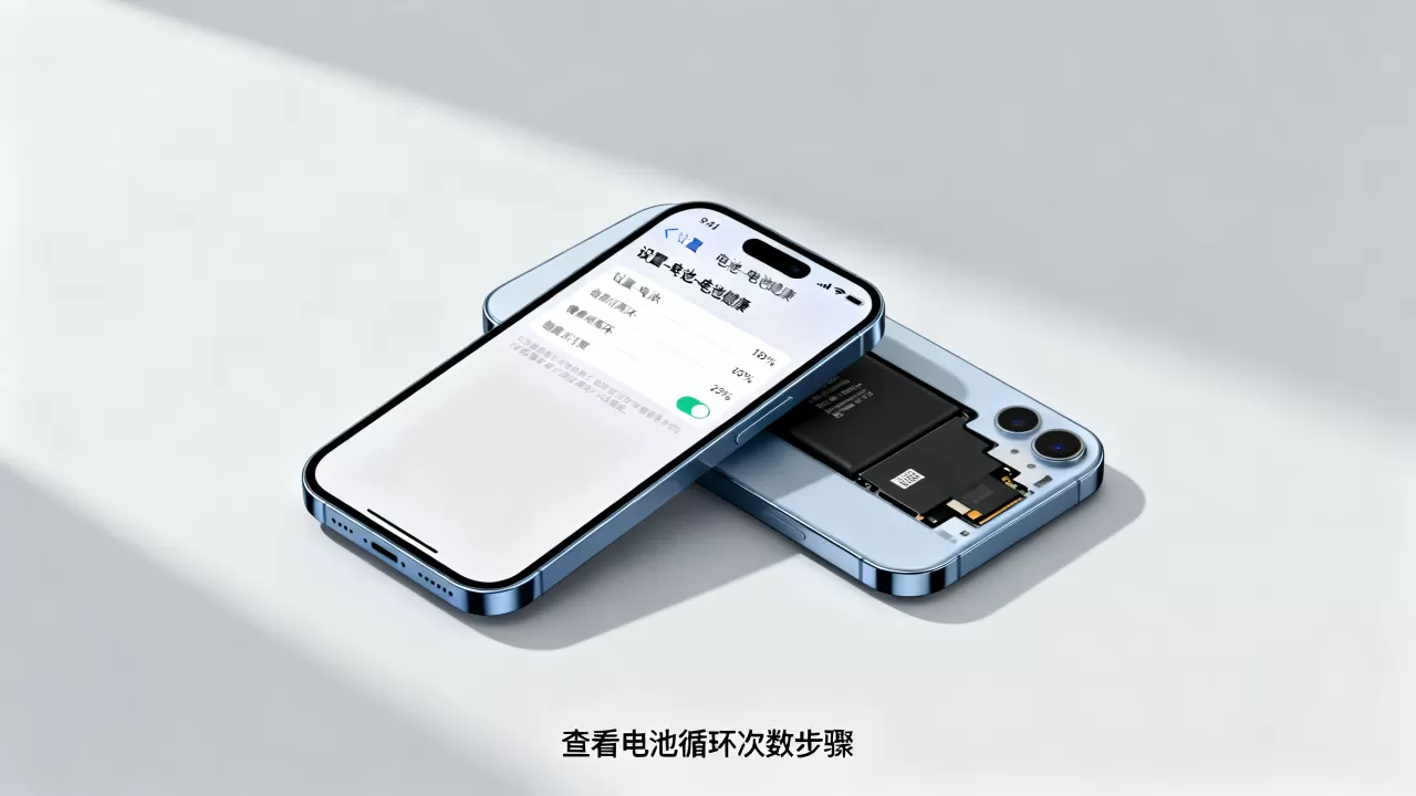 iphone怎么看电池循环次数，iphone电池健康