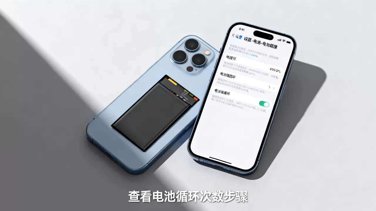 iphone怎么看电池循环次数，iphone电池健康