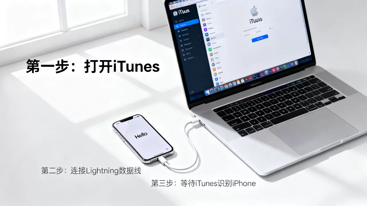 itunes设置为新iphone，itunes怎么连接新iphone