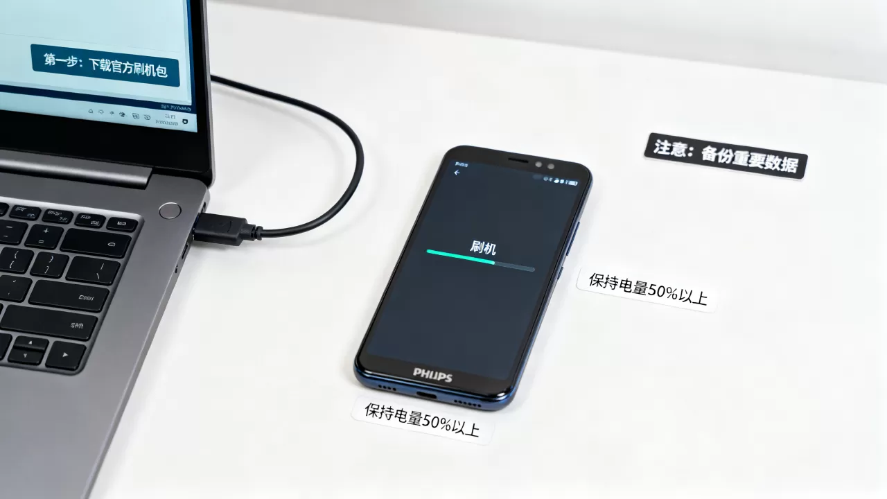 飞利浦v526刷机教程，飞利浦v526刷机失败怎么办