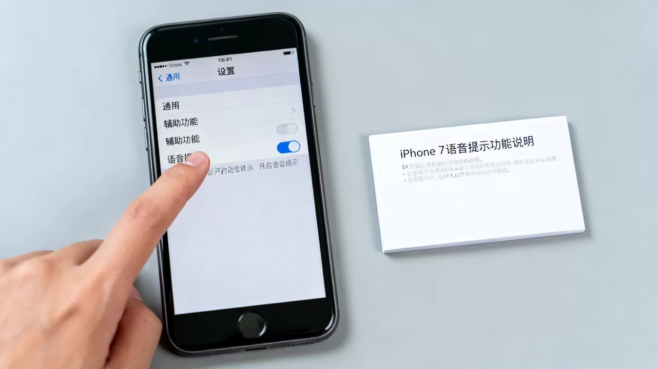 iphone 7的提示功能是什么，iphone 7怎么开启语音提示