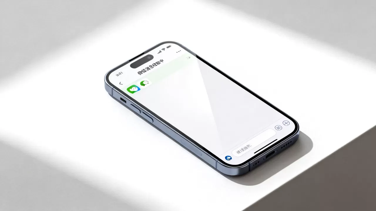 iphone微信显示收取中，iphone微信消息收取中怎么办