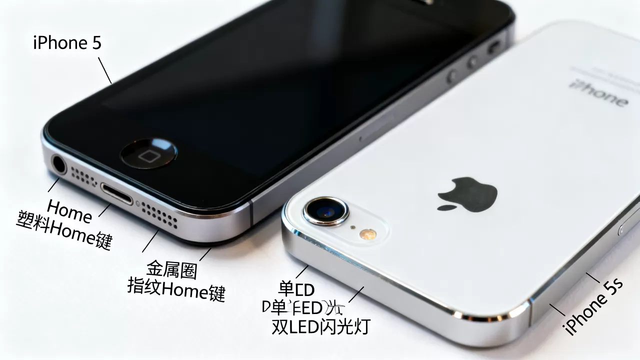 iphone5和iphone5s哪个好，iphone5s和iphone5区别