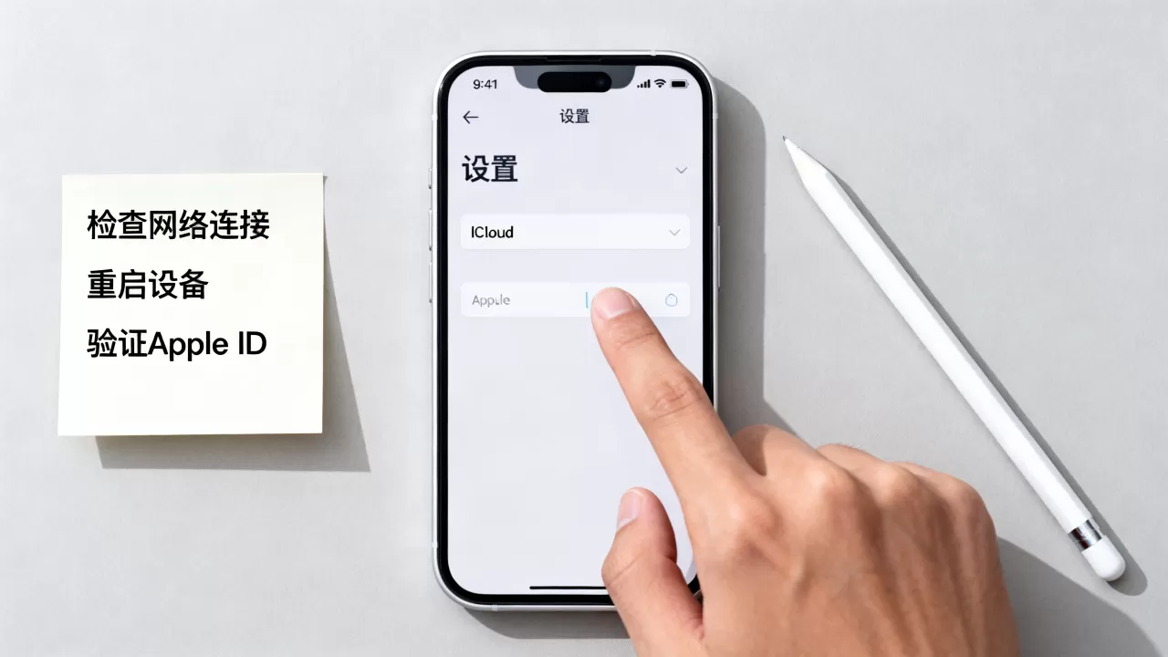 iPhone不显示iCloud怎么办，iCloud账号登录不上