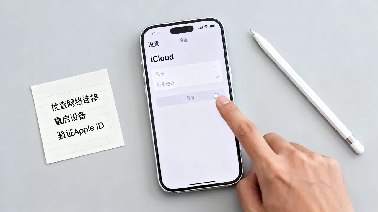 iPhone不显示iCloud怎么办，iCloud账号登录不上