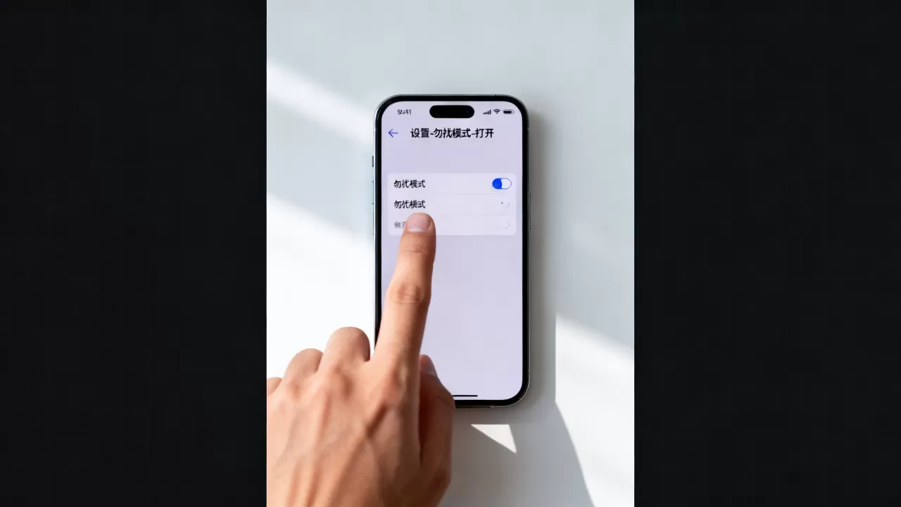 iphone勿扰模式怎么静音，iphone勿扰模式设置