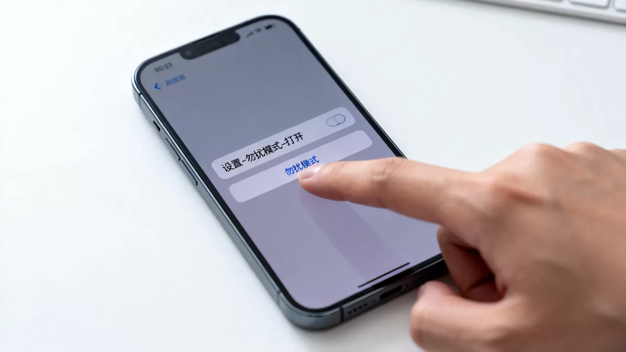 iphone勿扰模式怎么静音，iphone勿扰模式设置