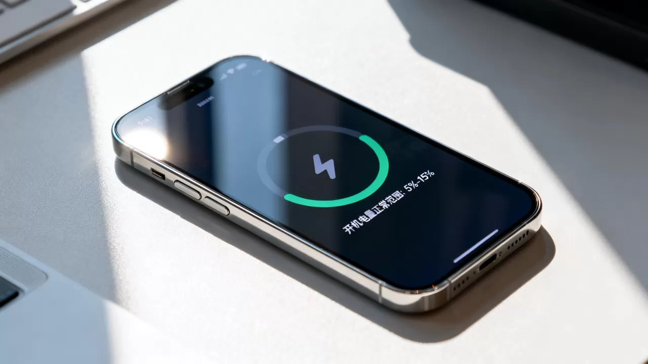 iphone开机电量多少正常，iphone开机电量