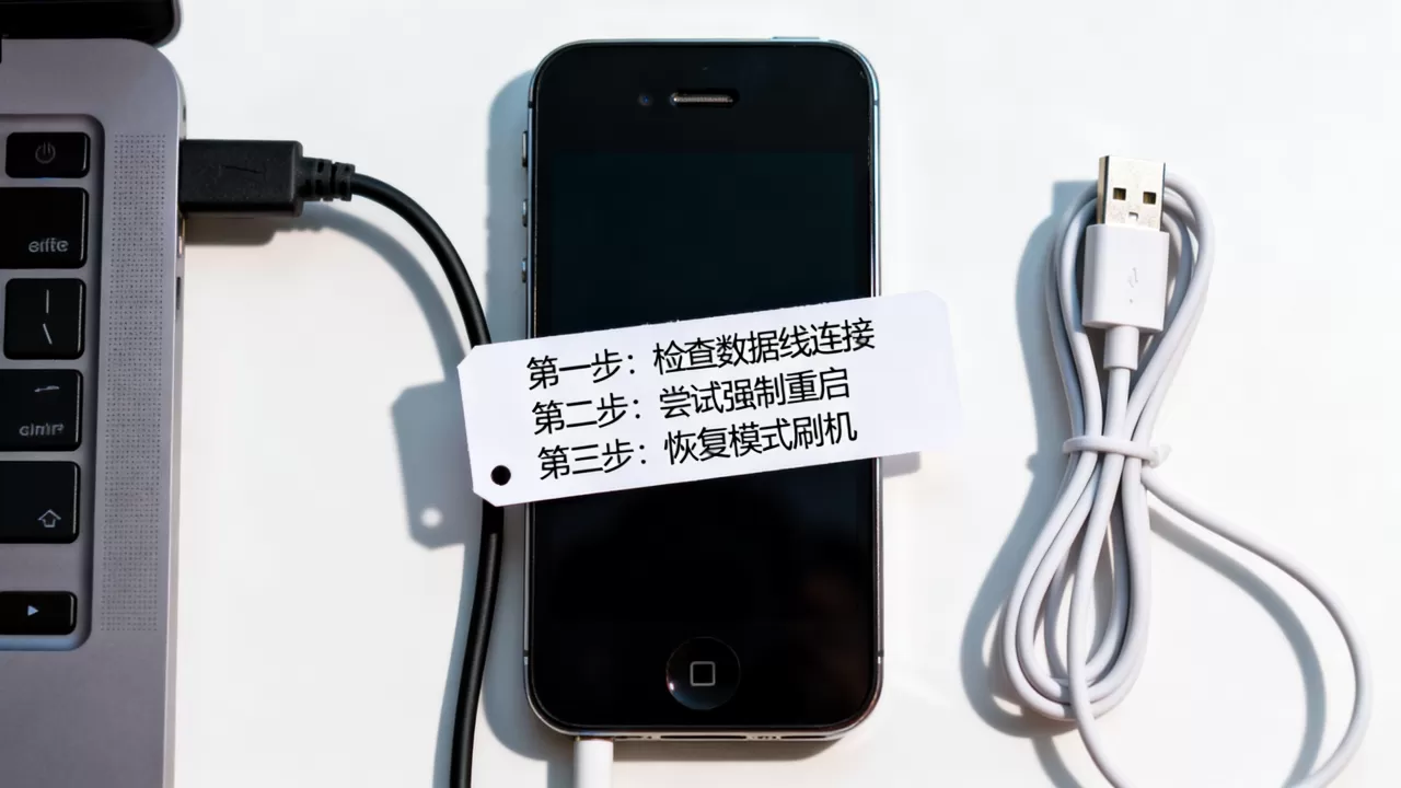 苹果4刷机后开不了机怎么办，苹果4刷机黑屏解决方法