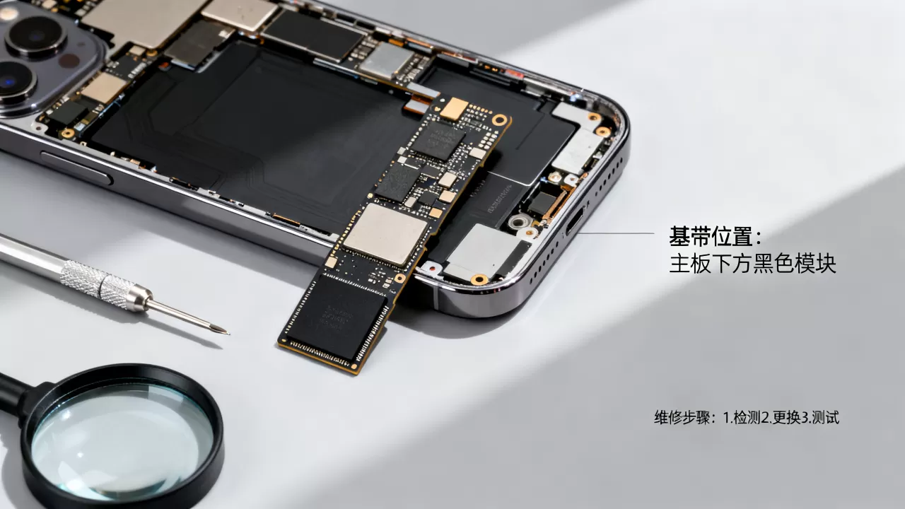 iphone基带在哪，iphone基带坏了怎么修
