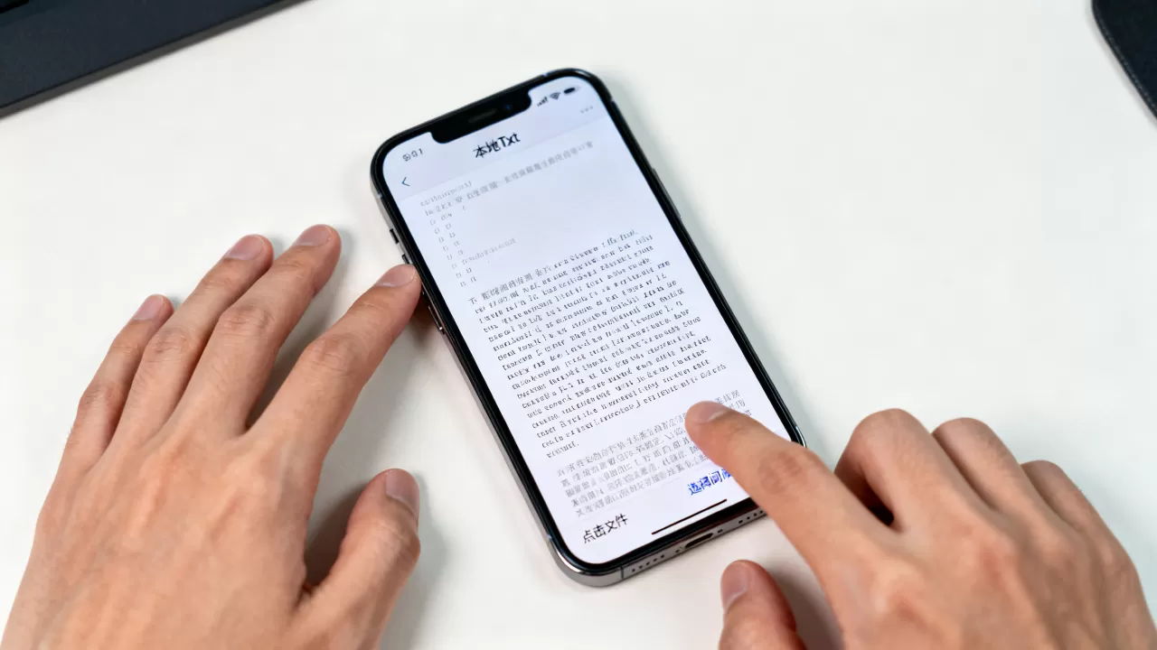 iphone怎么打开本地txt文件，iphone本地txt阅读器