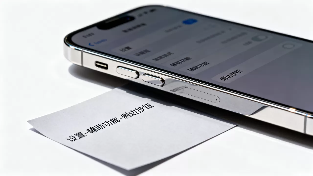 iphone侧边开关怎么设置？侧边键功能设置