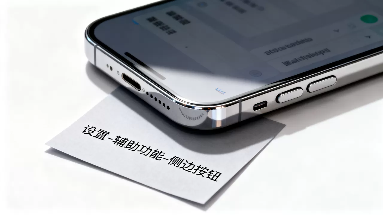 iphone侧边开关怎么设置？侧边键功能设置