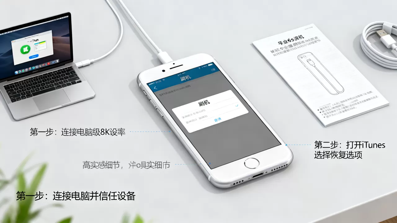 苹果6s演示机刷机教程，演示机怎么刷机