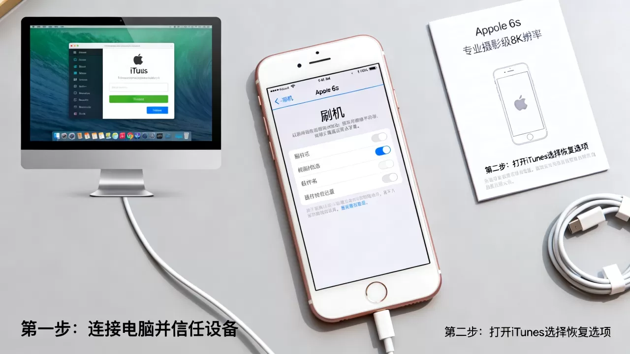 苹果6s演示机刷机教程，演示机怎么刷机