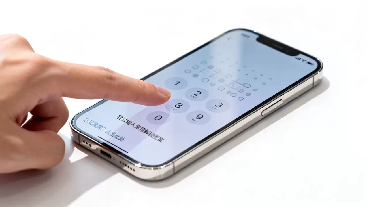 iphone解锁图案忘了怎么办，iphone解锁图案忘了