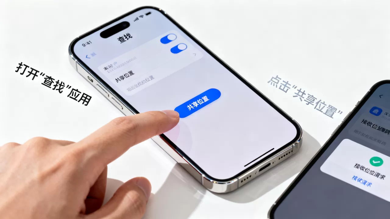 iphone如何共享位置，苹果手机共享位置功能怎么开启