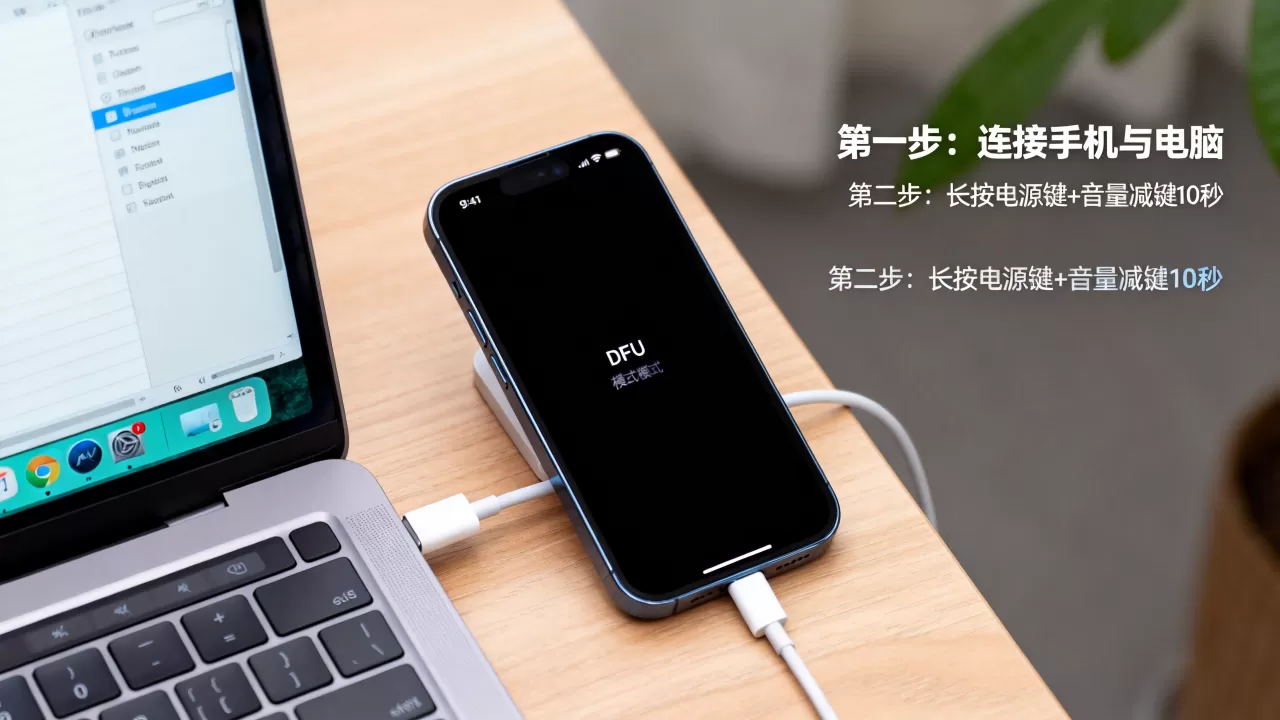 iphone进入duf模式怎么办，iphone进入duf模式