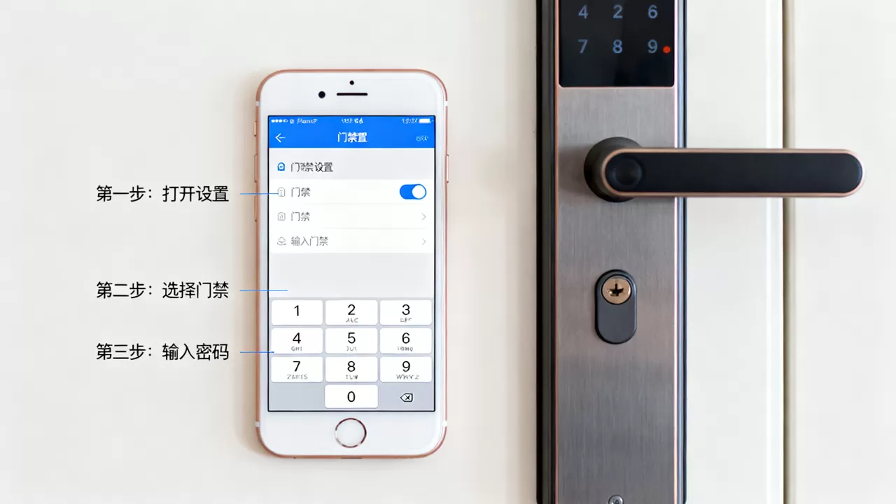 iphone6门禁怎么设置，iphone6门禁