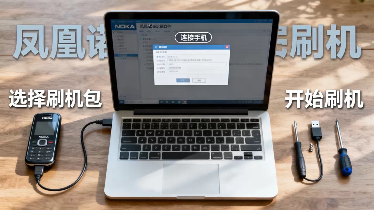 凤凰诺基亚刷机软件怎么用，诺基亚刷机工具