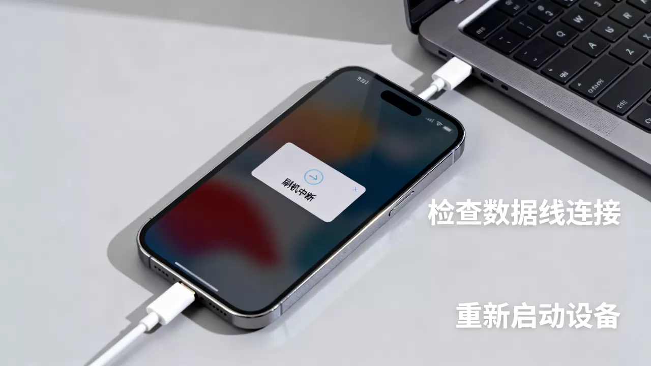 iphone刷机断开怎么办，iphone刷机中断