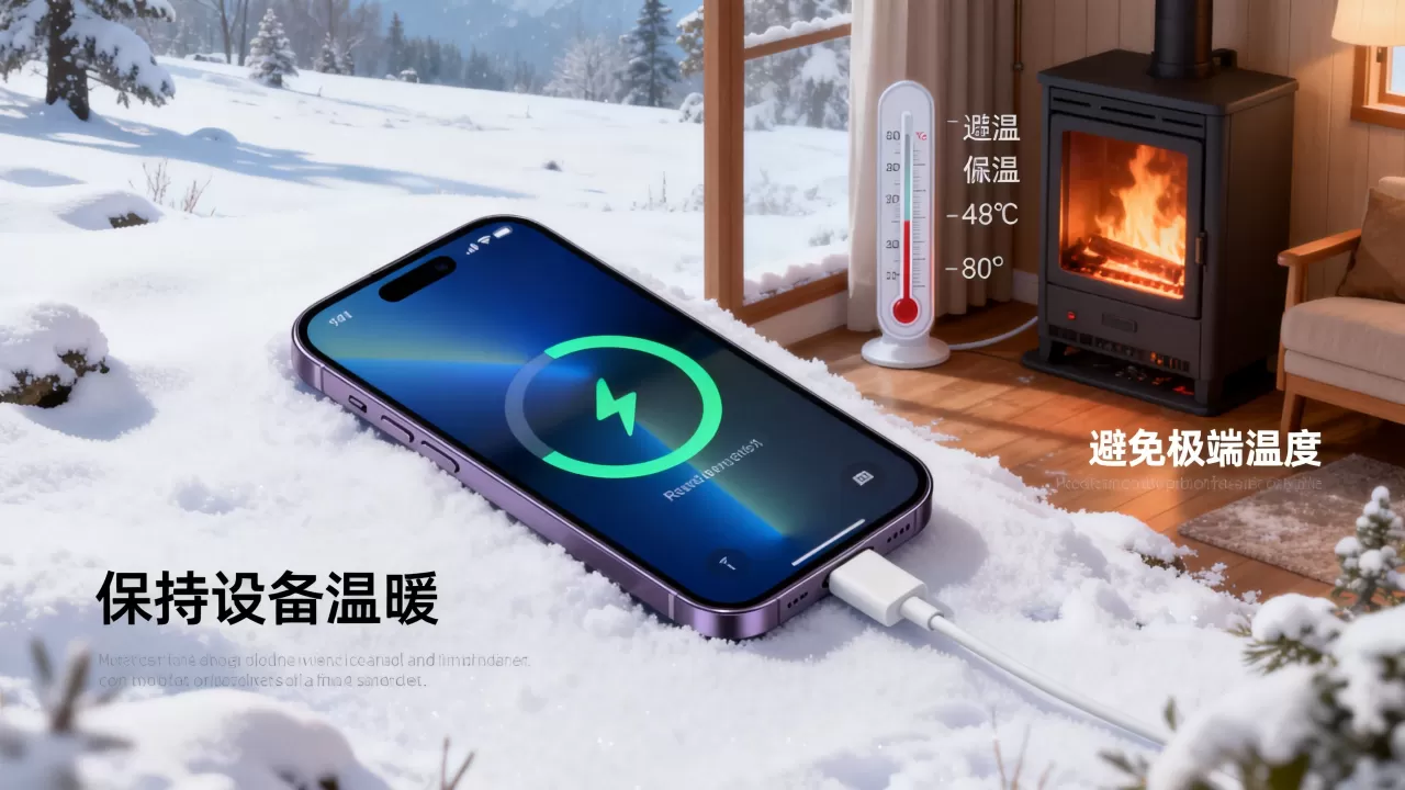 冬天iphone跳电怎么办，iphone冬天掉电快