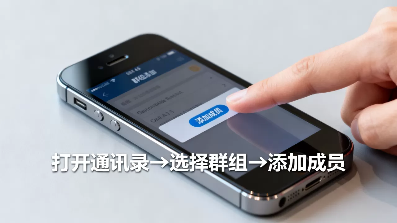 iphone5群组怎么加，iphone5群组
