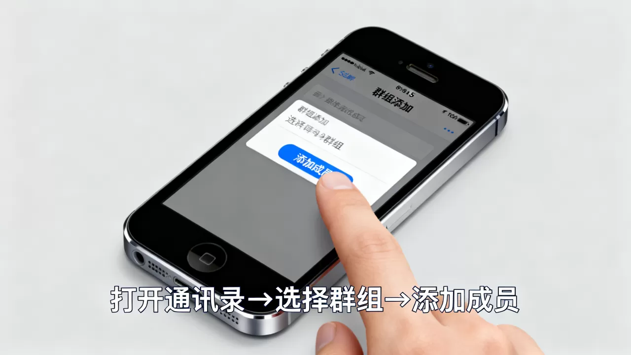 iphone5群组怎么加，iphone5群组