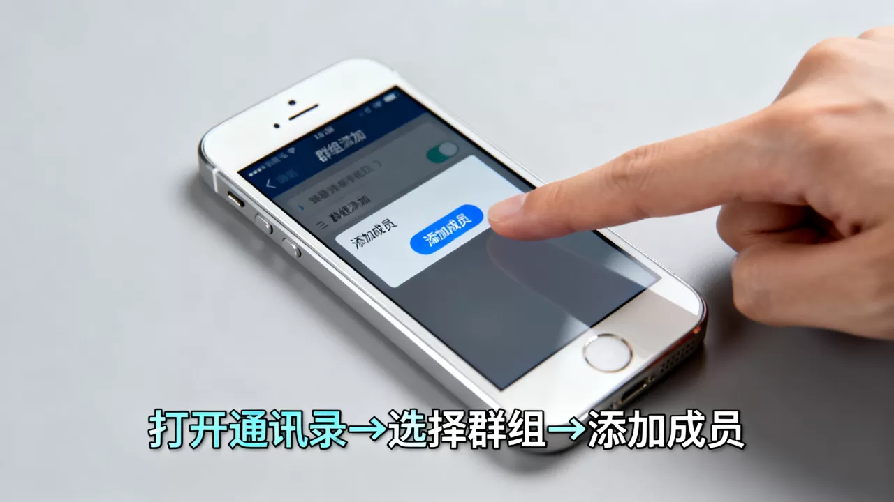 iphone5群组怎么加，iphone5群组