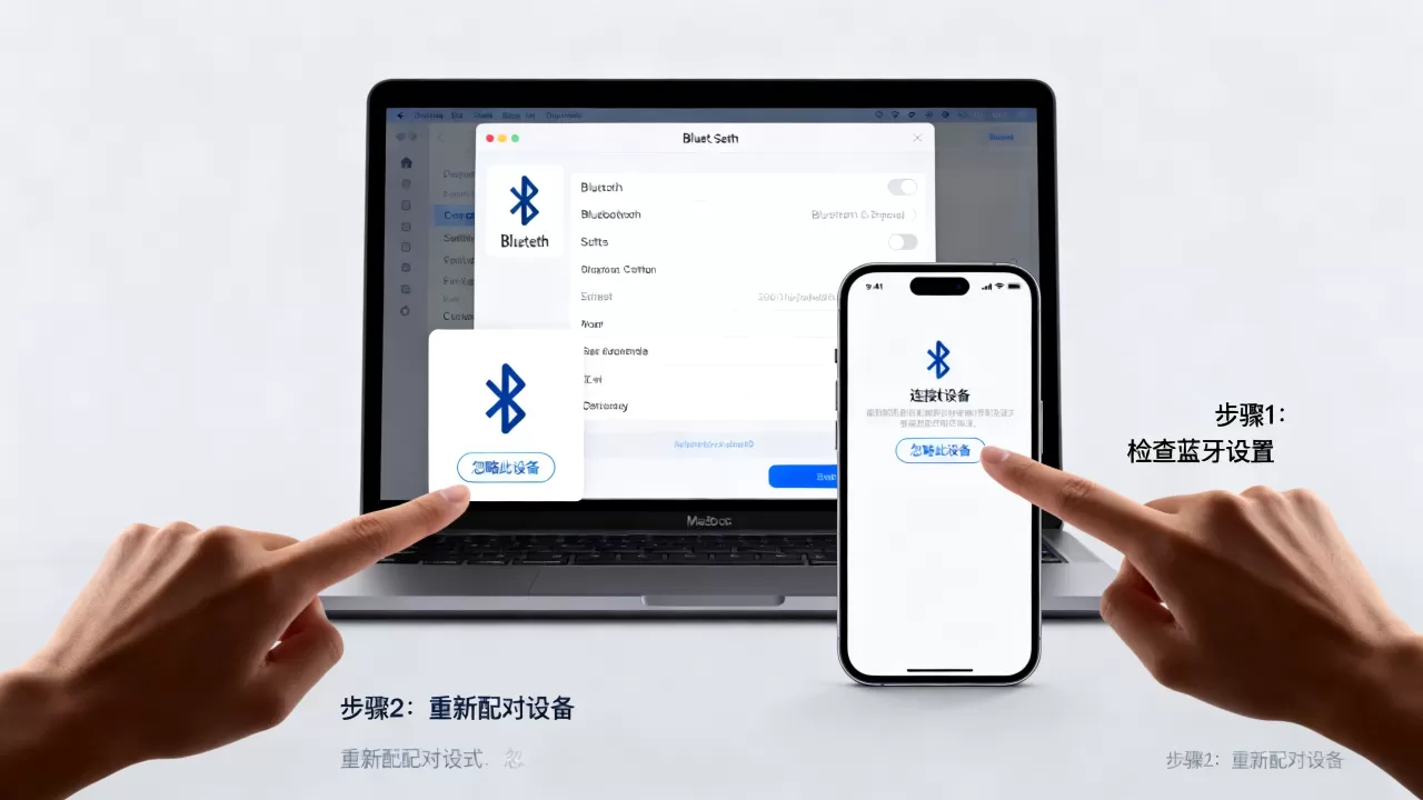 mac蓝牙连不上iphone怎么办，mac蓝牙连接失败