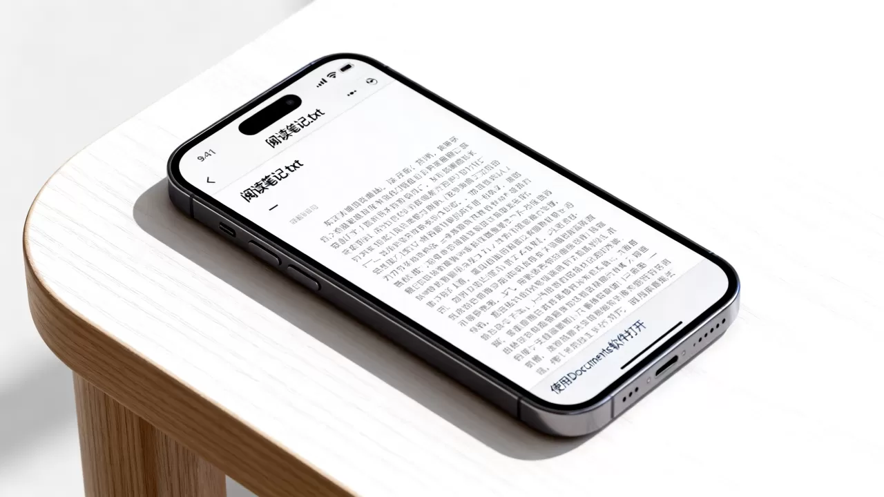 iPhone怎么阅读txt文件，苹果手机看txt用什么软件