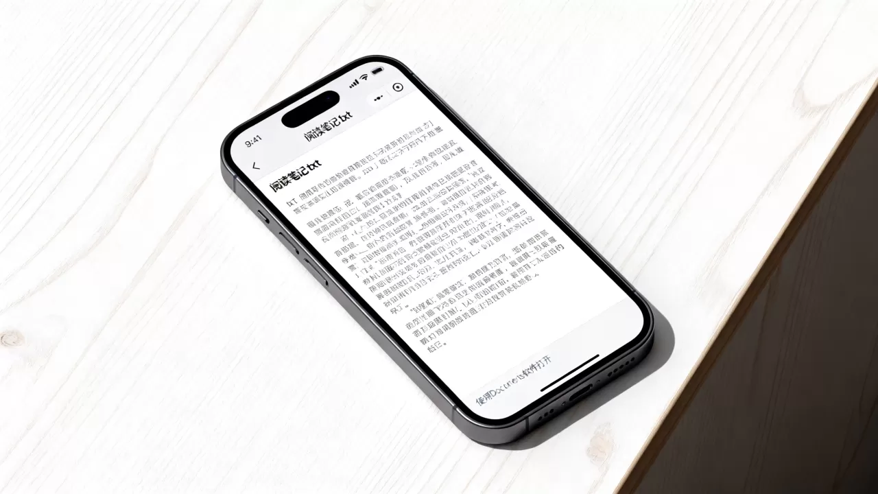 iPhone怎么阅读txt文件，苹果手机看txt用什么软件