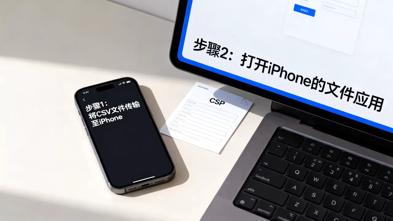 iphone如何导入csv，iphone导入csv文件教程