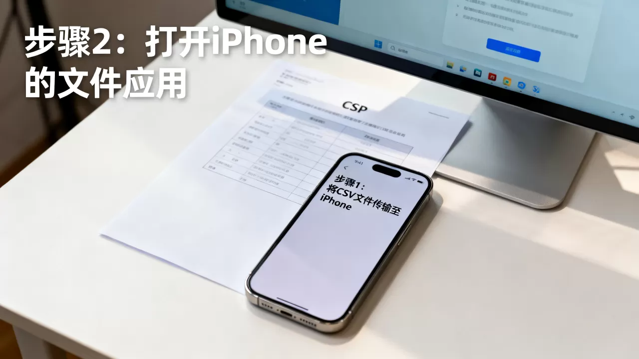 iphone如何导入csv，iphone导入csv文件教程
