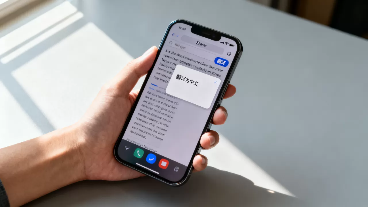 iphone翻译网页怎么用，iphone自带翻译功能